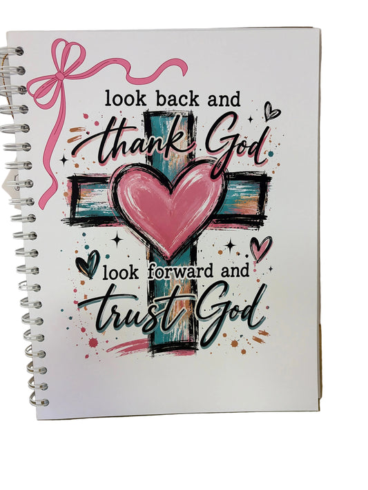 8.5x11 handmade spiral notebook