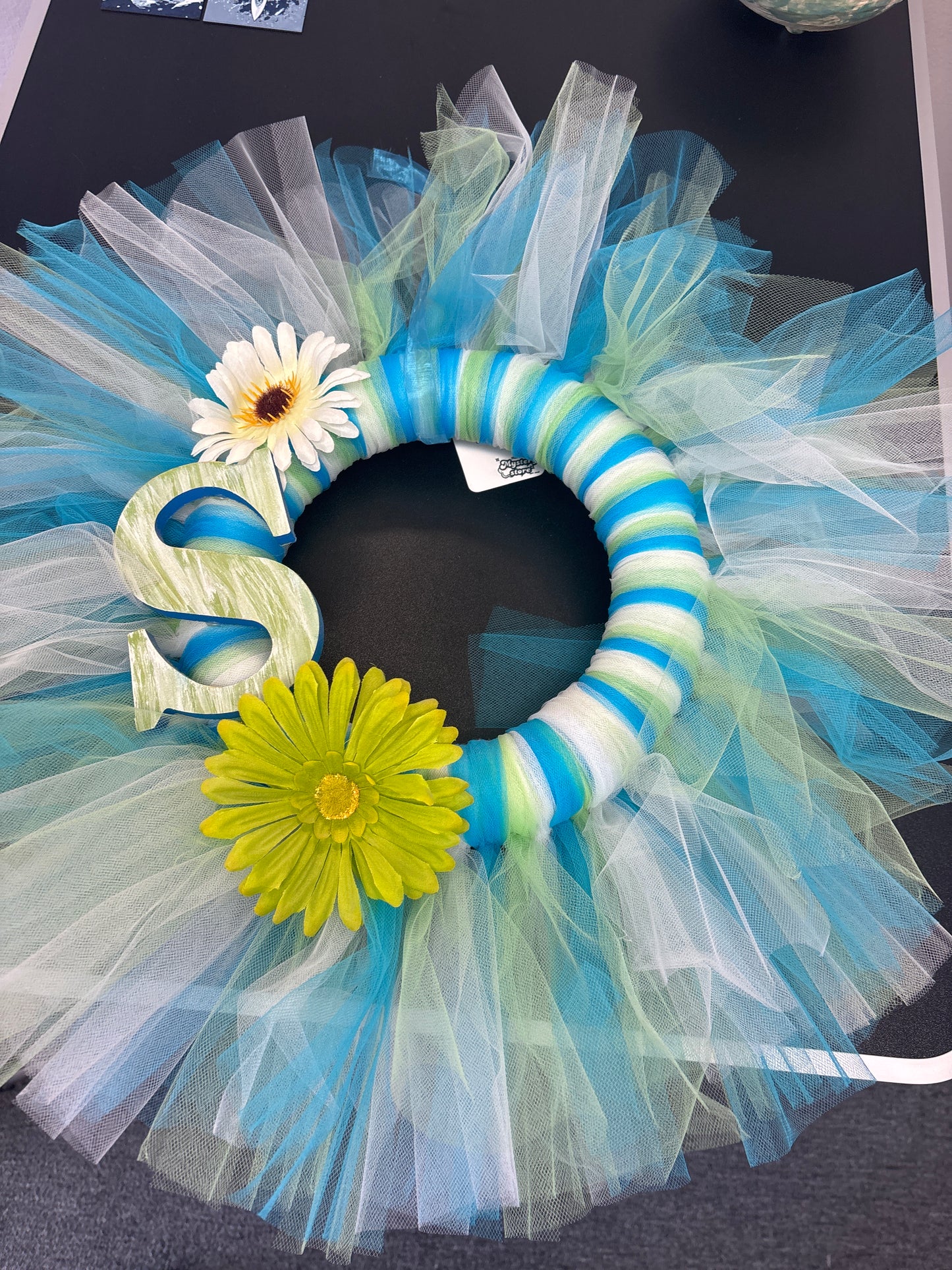S letter wreath