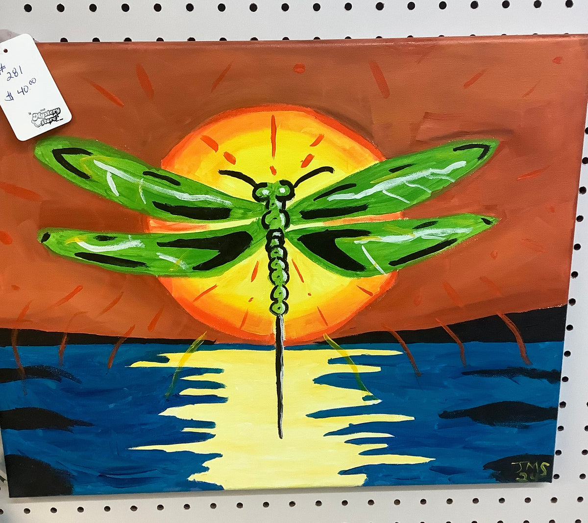 Dragonfly painting
