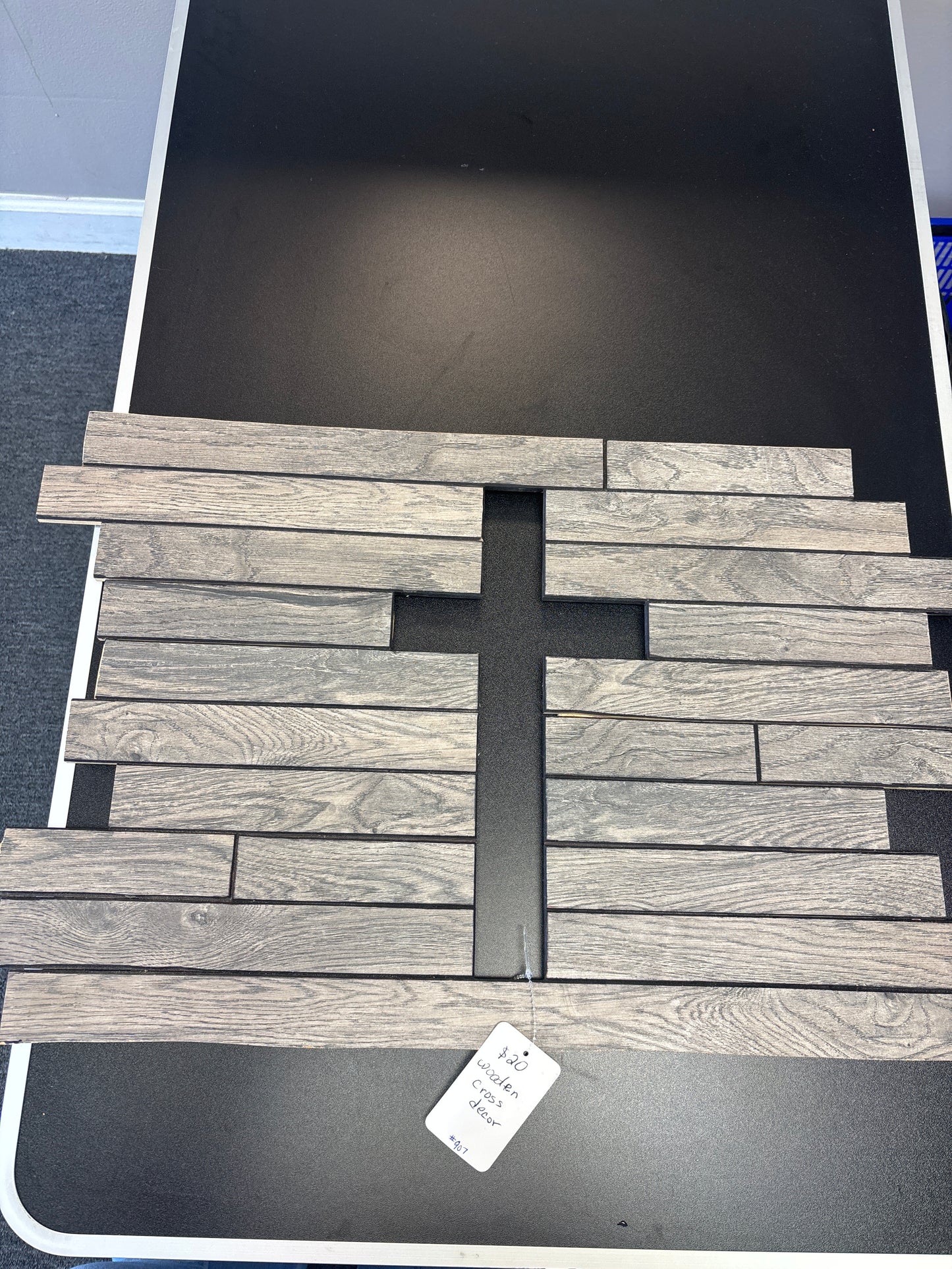 Wooden cross decor