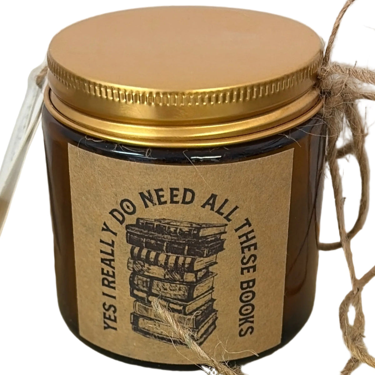 Bookish candle