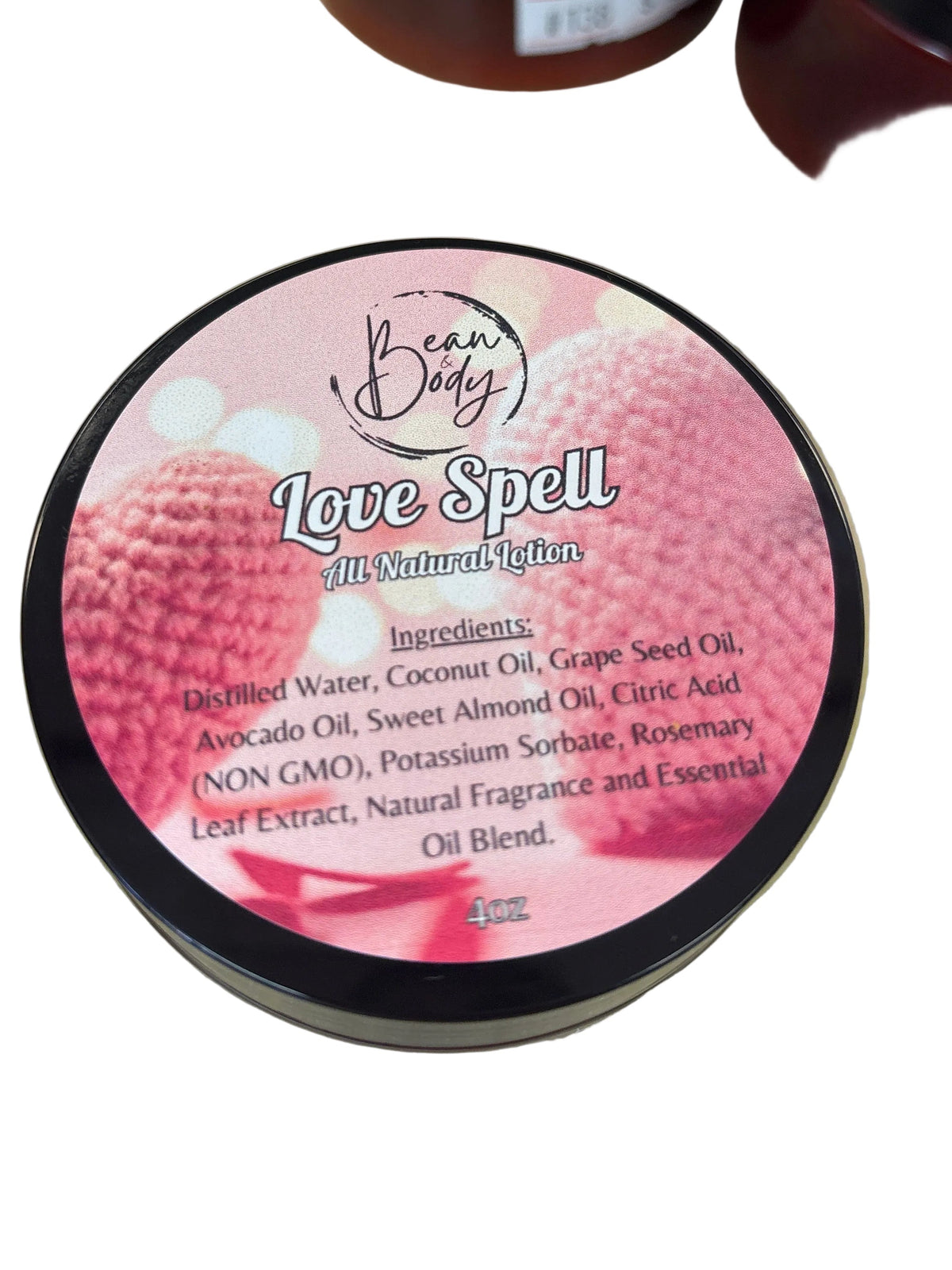 All natural lotion