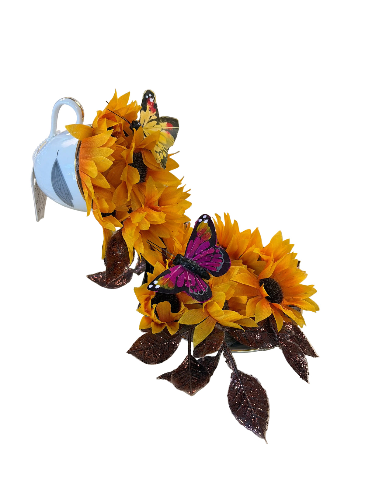 Floating teacup decoration