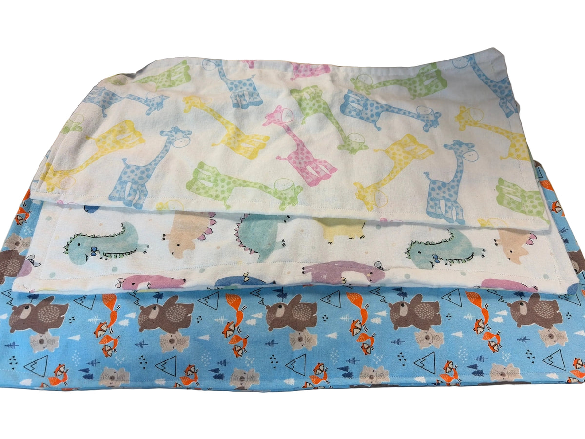 Clean & Cozy Creations Burp cloths- 3pk