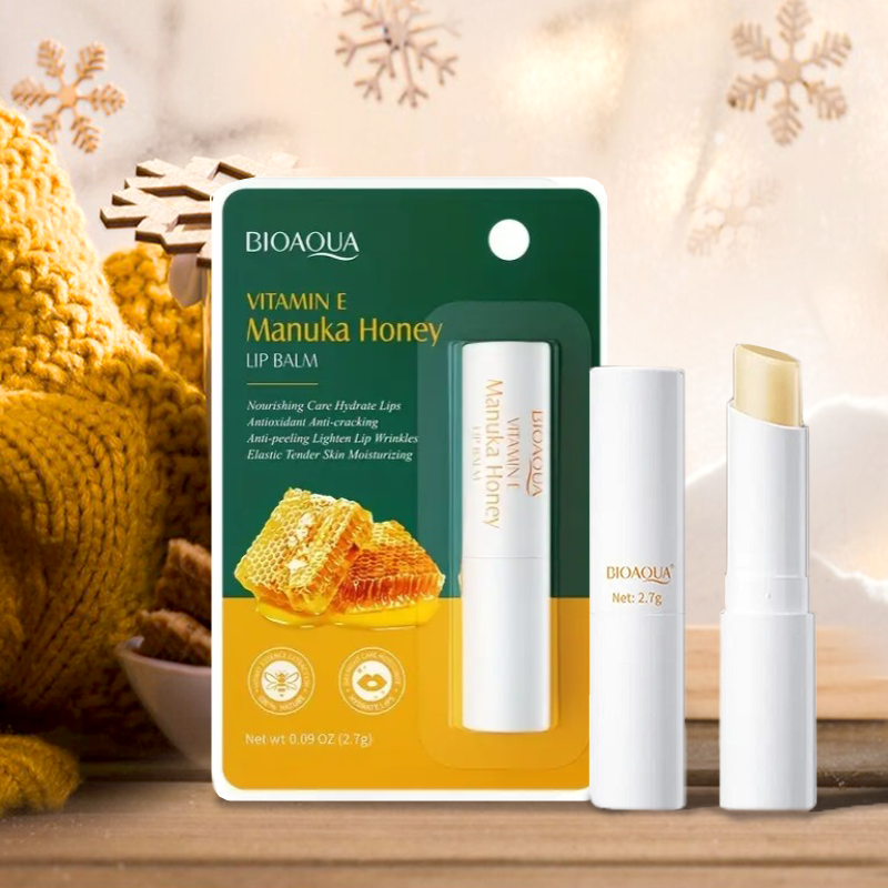 `.Manuka Honey Lip Balm Vitamin E: WHITE-166386 / OS