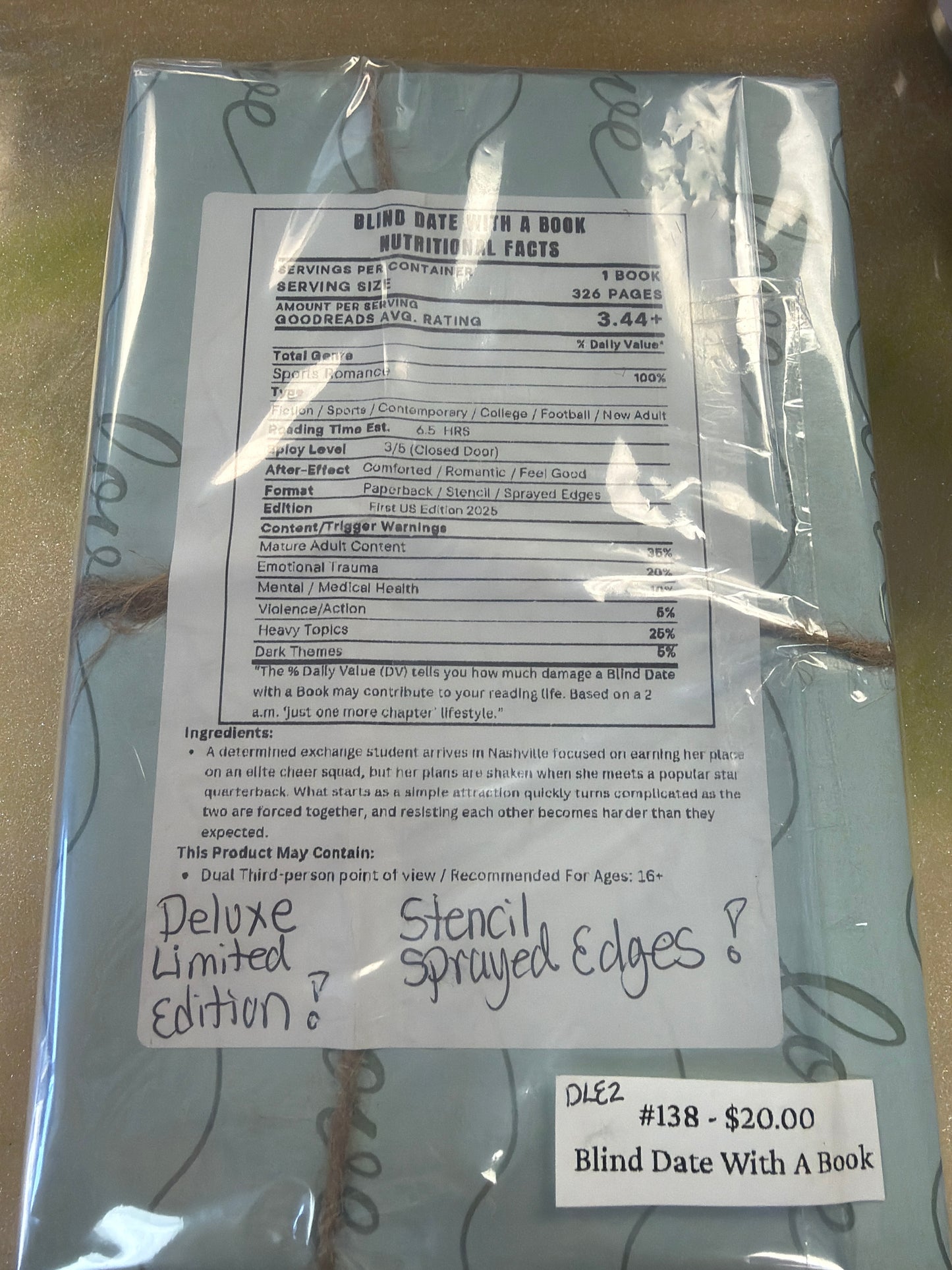 Blind date with a book-deluxe limited edition
