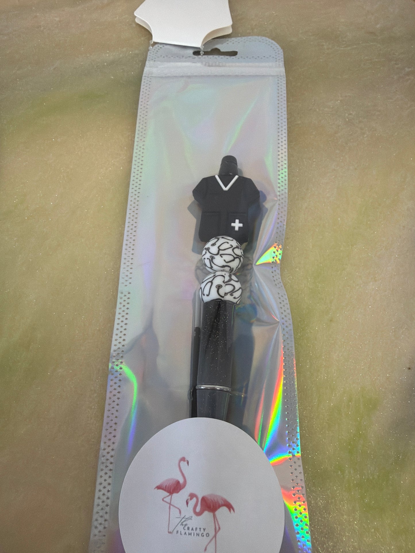 Beaded pen