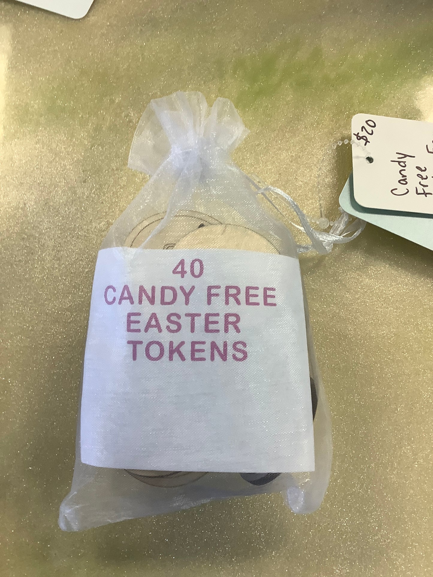 Candy Free Easter Egg Tokens