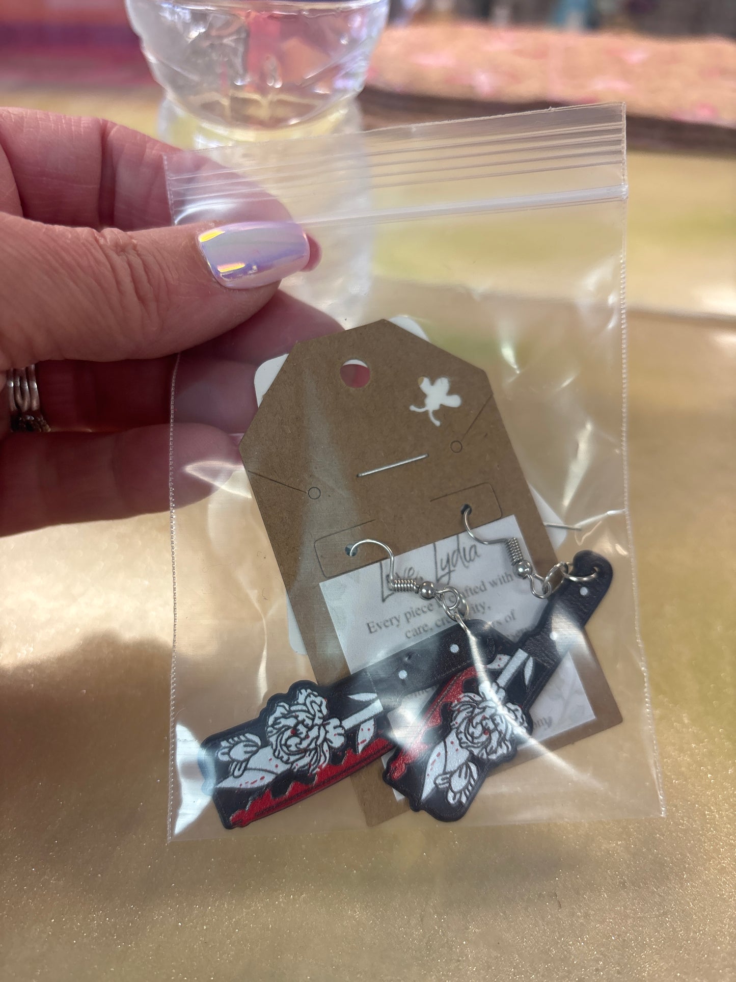 Halloween cleavers earrings