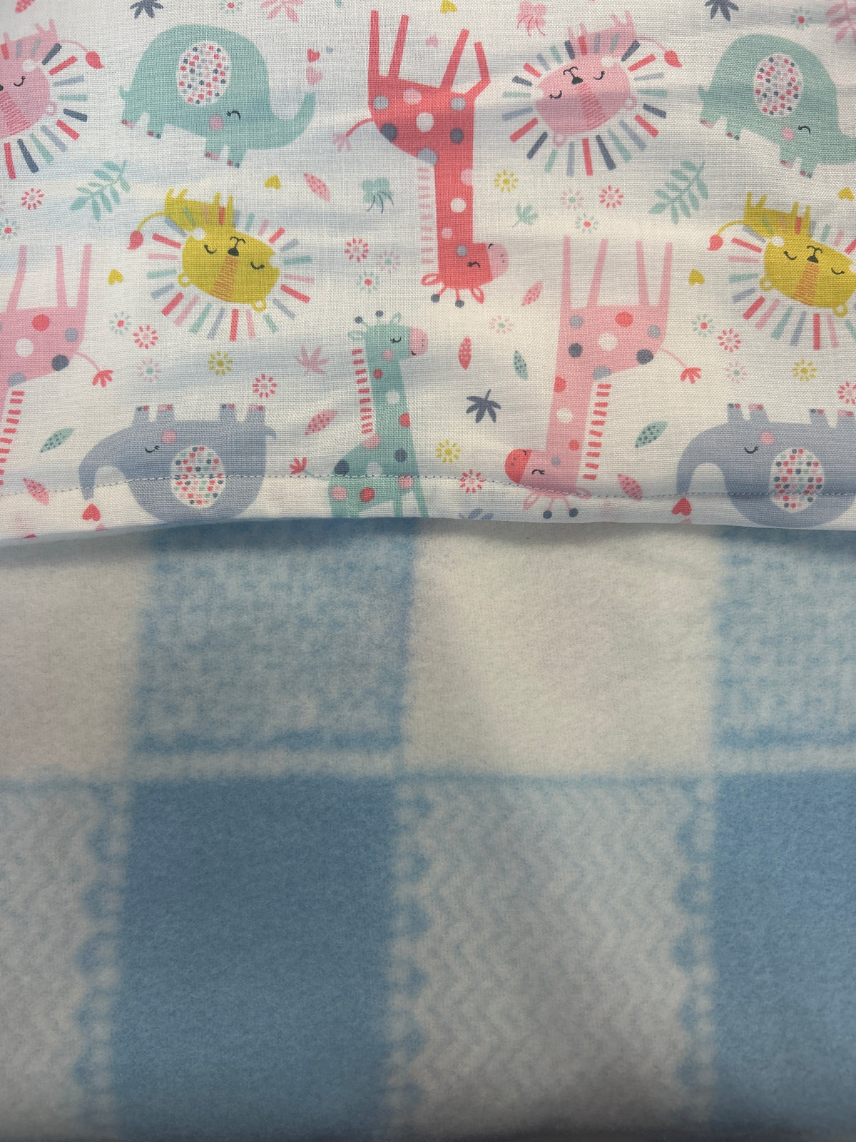 Reversible Baby Blanket Handmade By Granny’s Hands