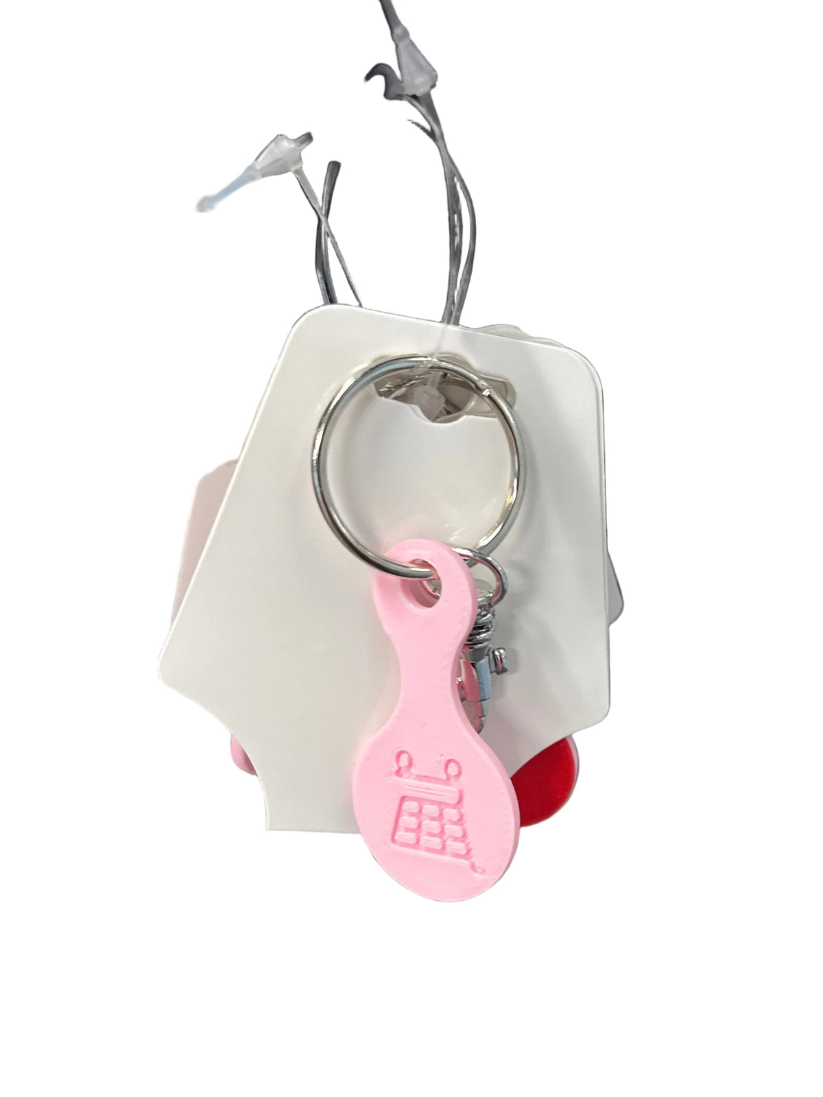 Shopping cart “quarter” keychain