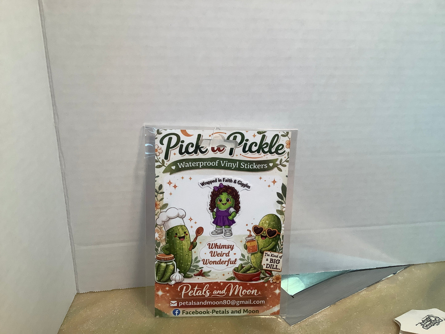 Pick a Pickle vinyl sticker
