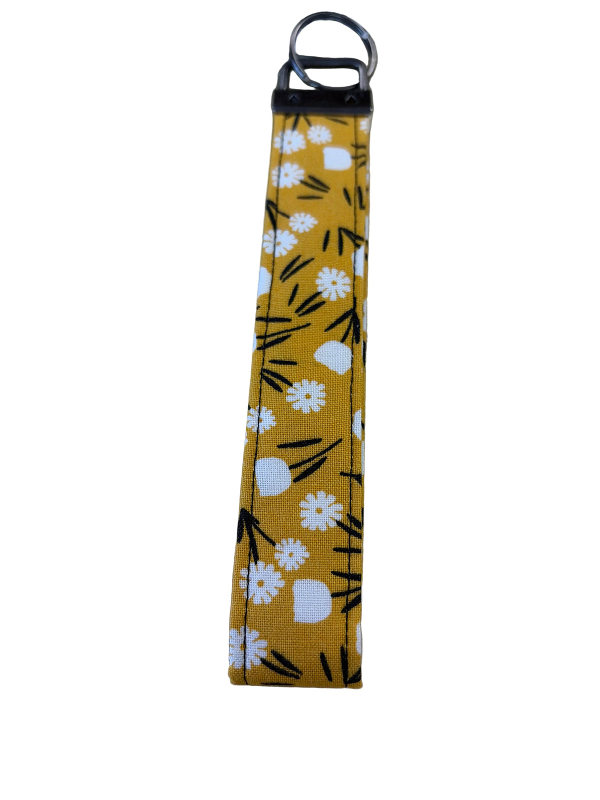 Fabric wristlet keychain