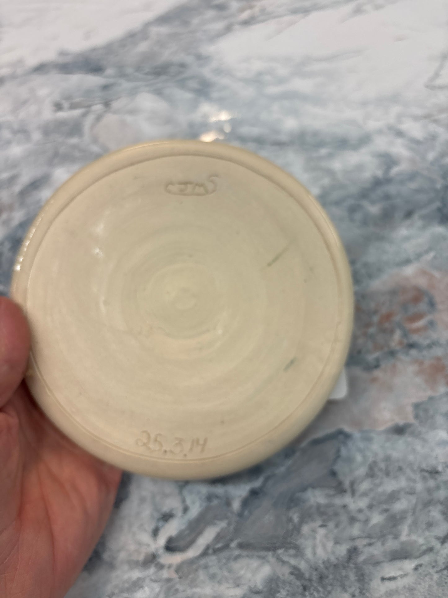 Small round spiral dish 6x6