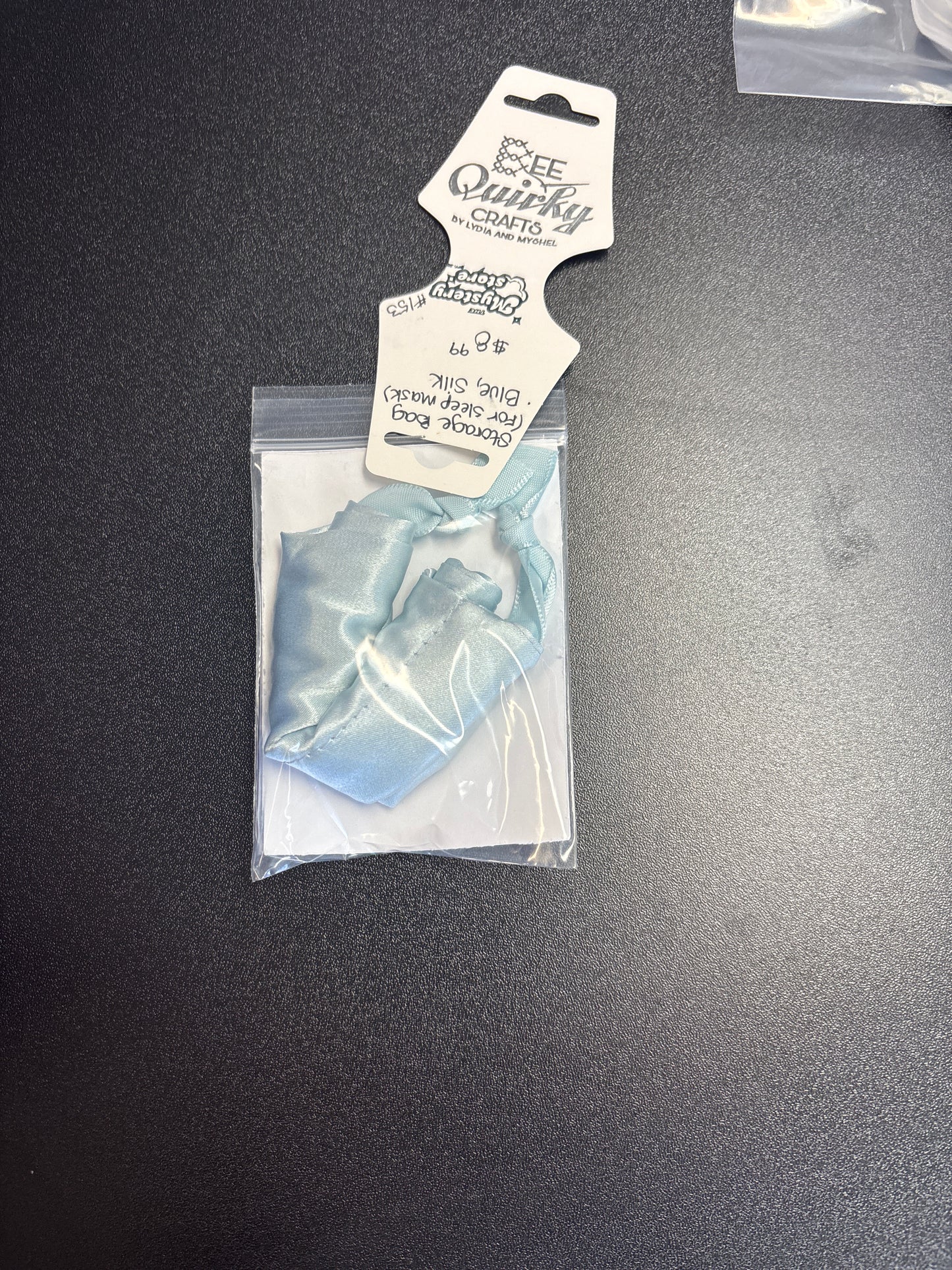 silk storage bag- for sleep masks