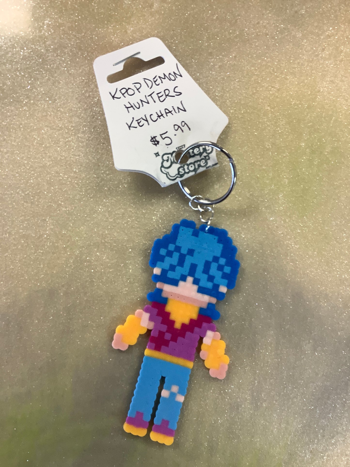 K-pop Demon Hunters Perler Keychain