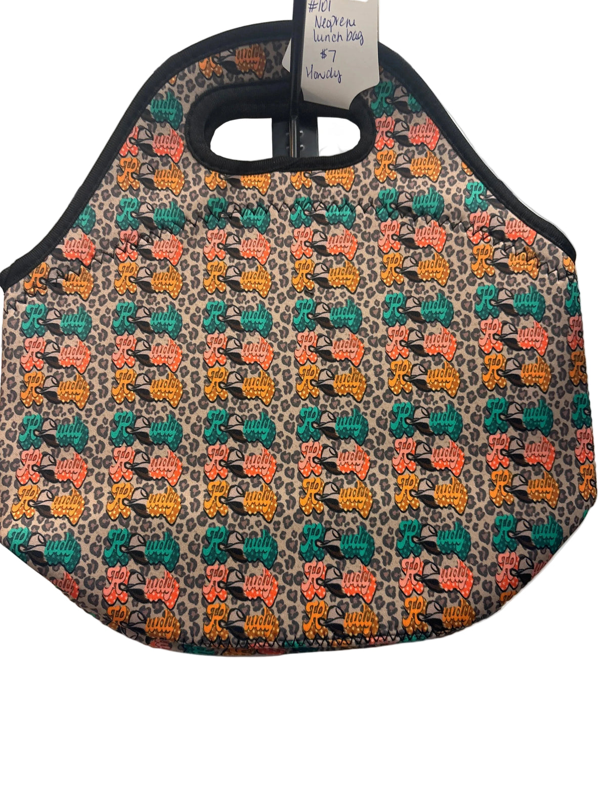 Neoprene lunch bag