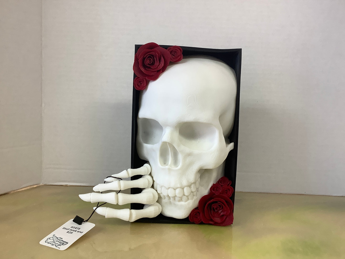 Skull Bookend