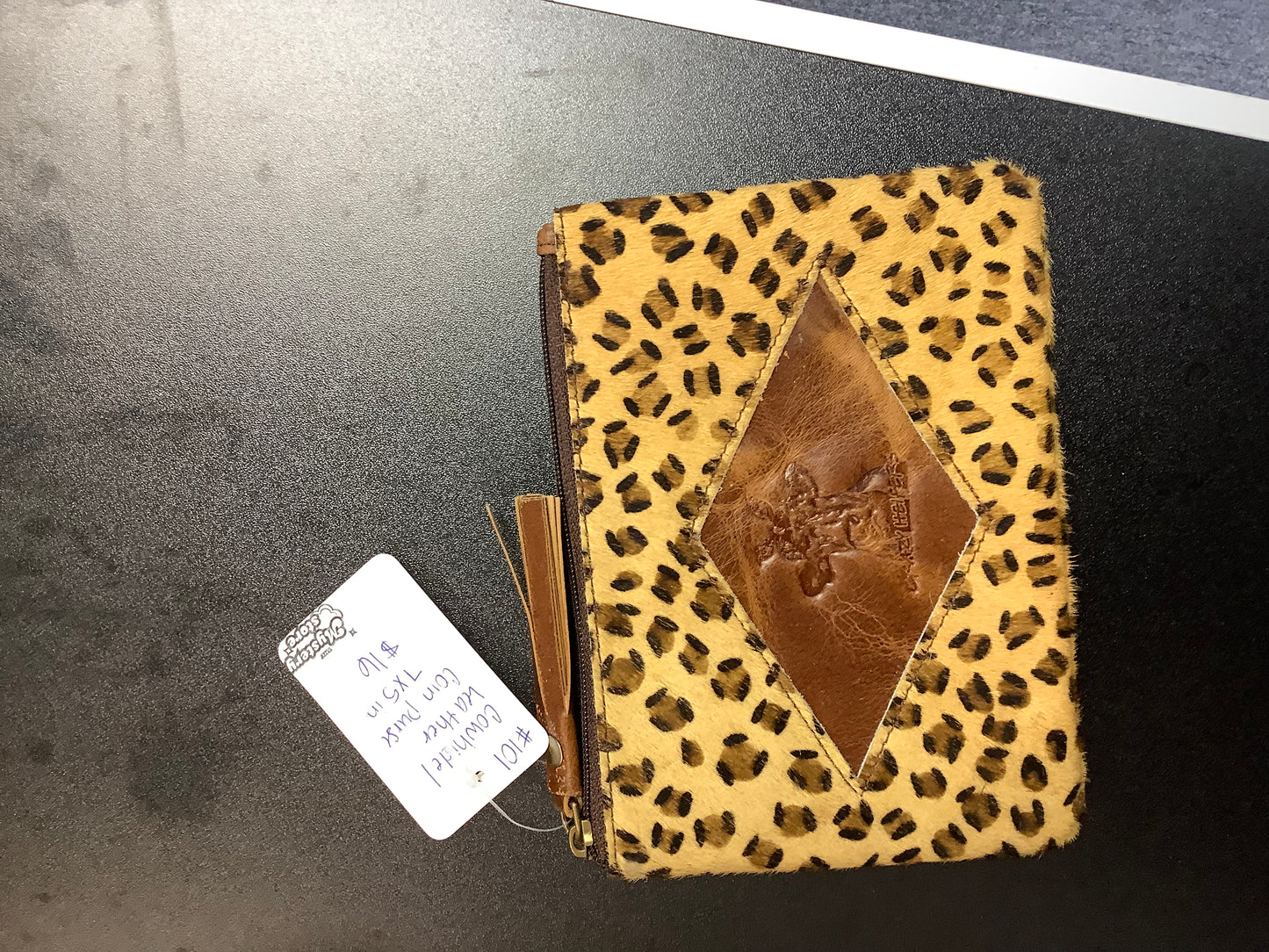 Cowhide/Leather Coin Purse