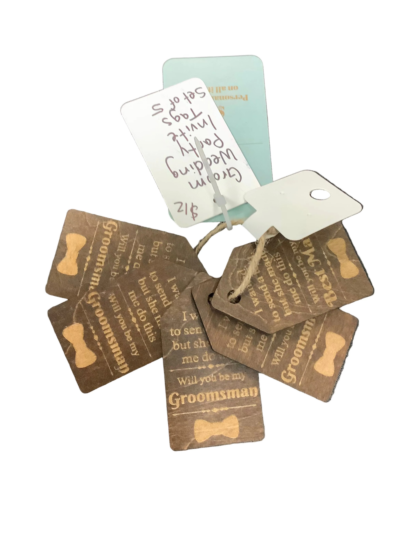 Will you be my groomsman invite tags
