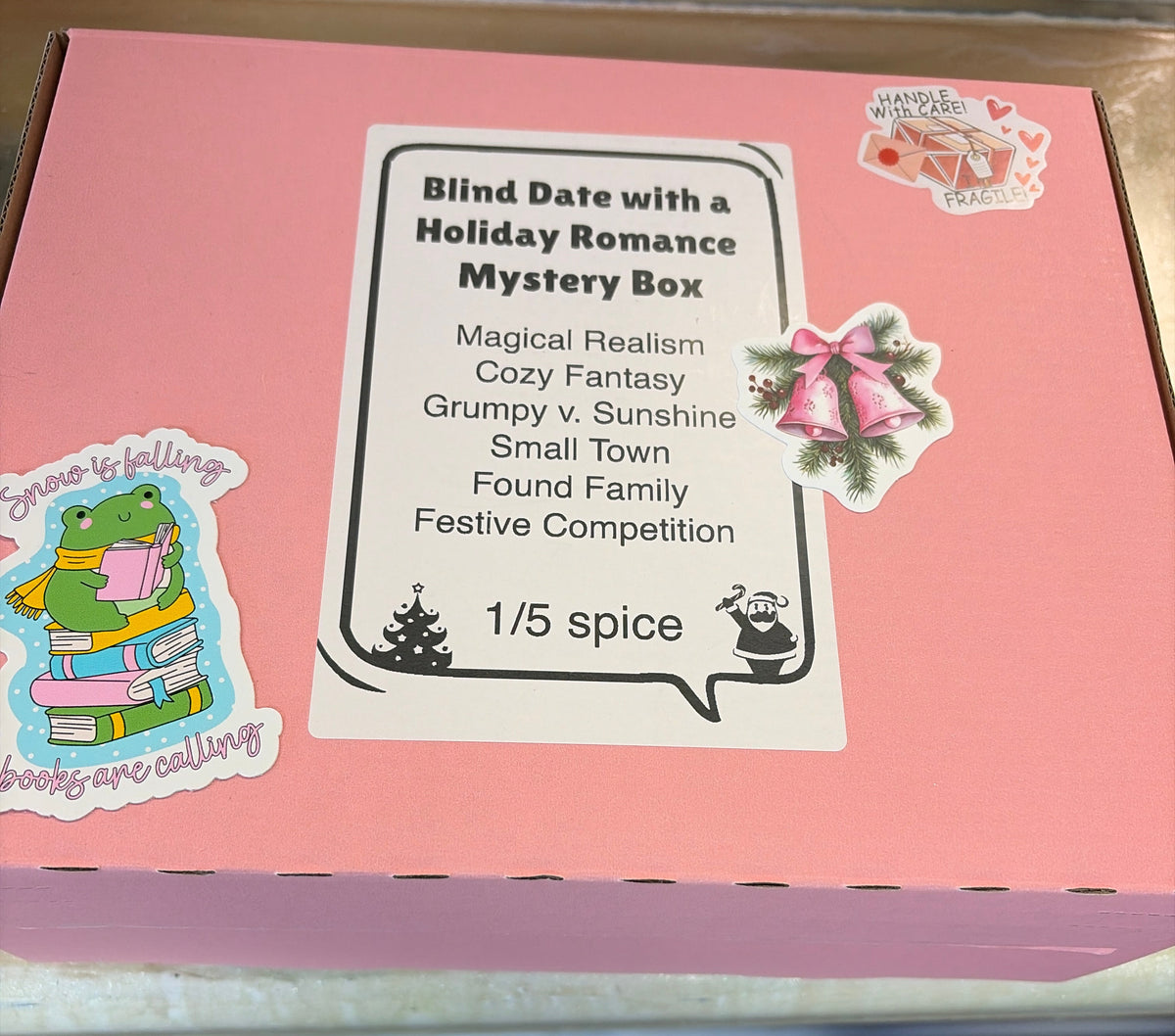 Blind date with a holiday romance mystery box