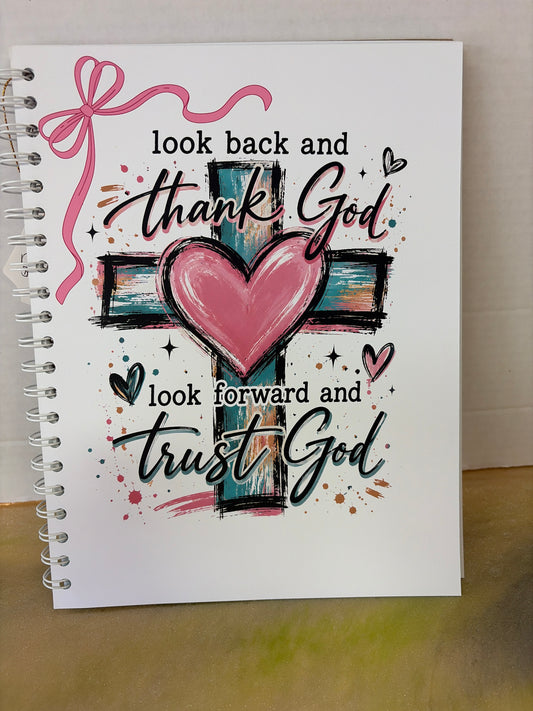 8.5x11 handmade spiral notebook