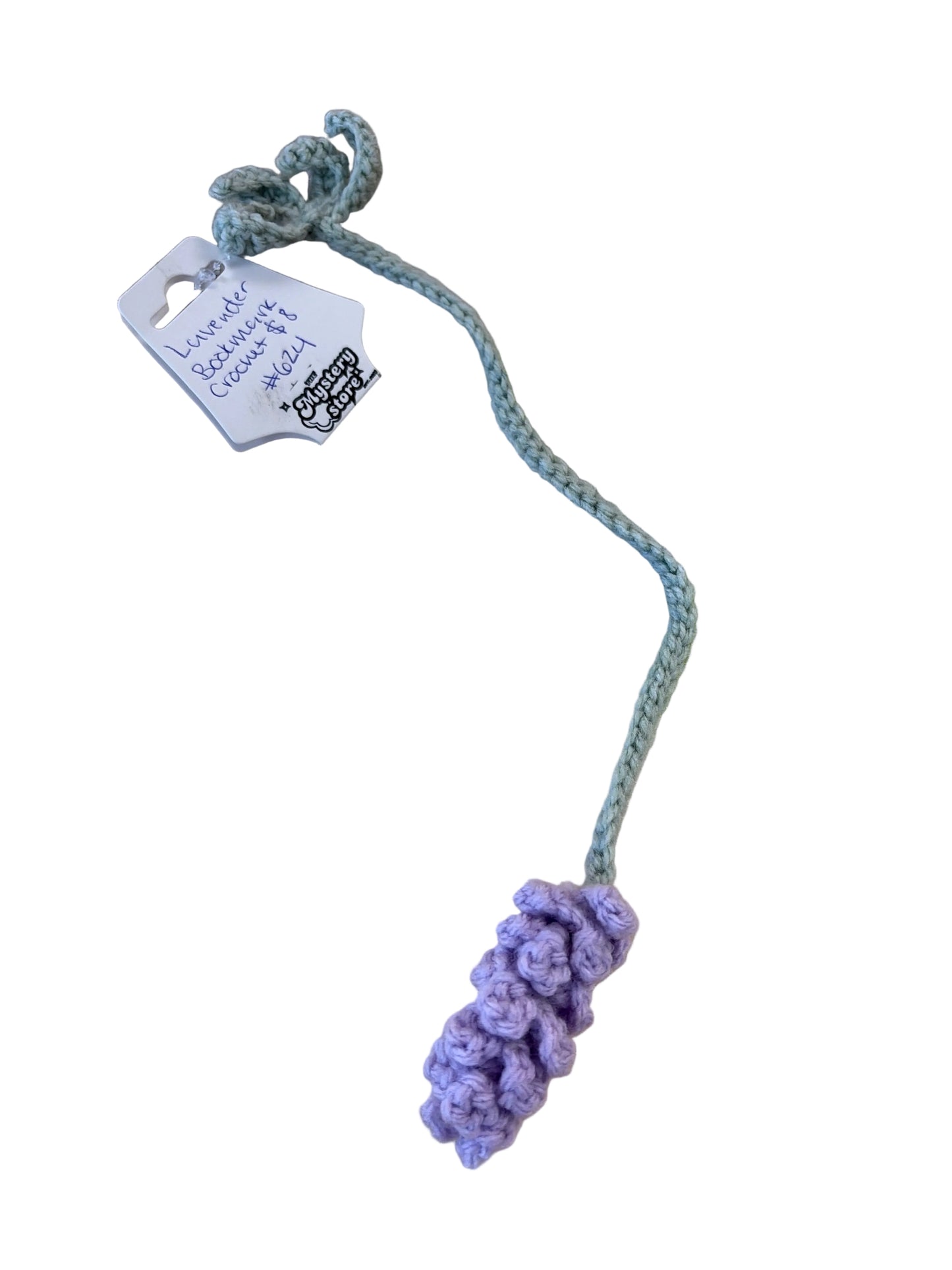 Lavender crochet bookmark