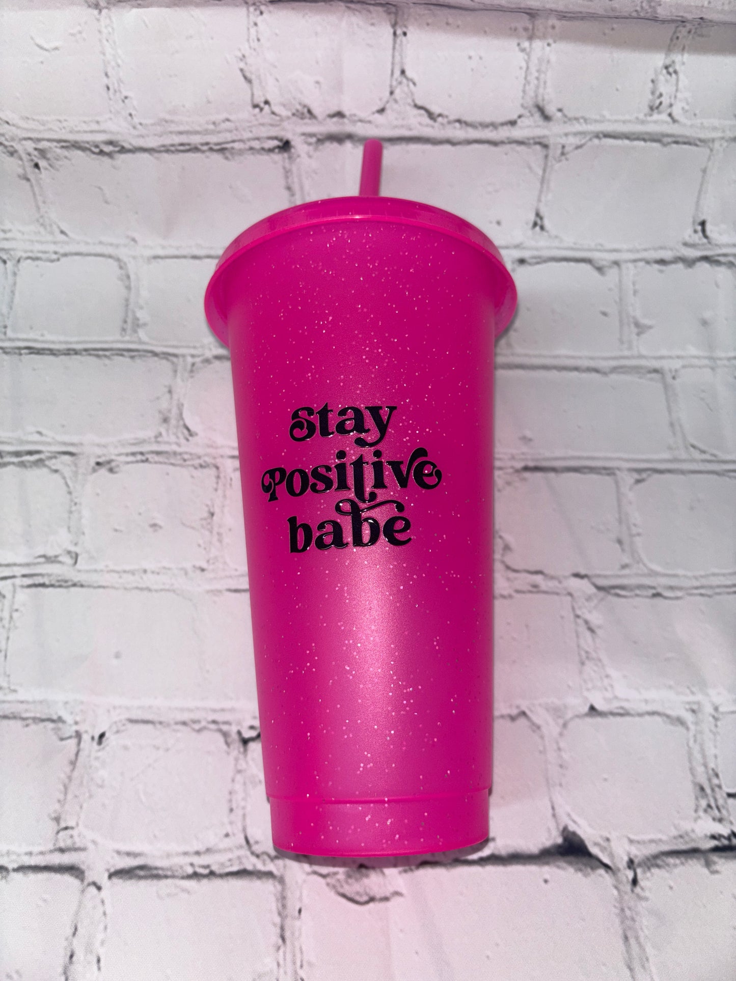 Stay positive cup