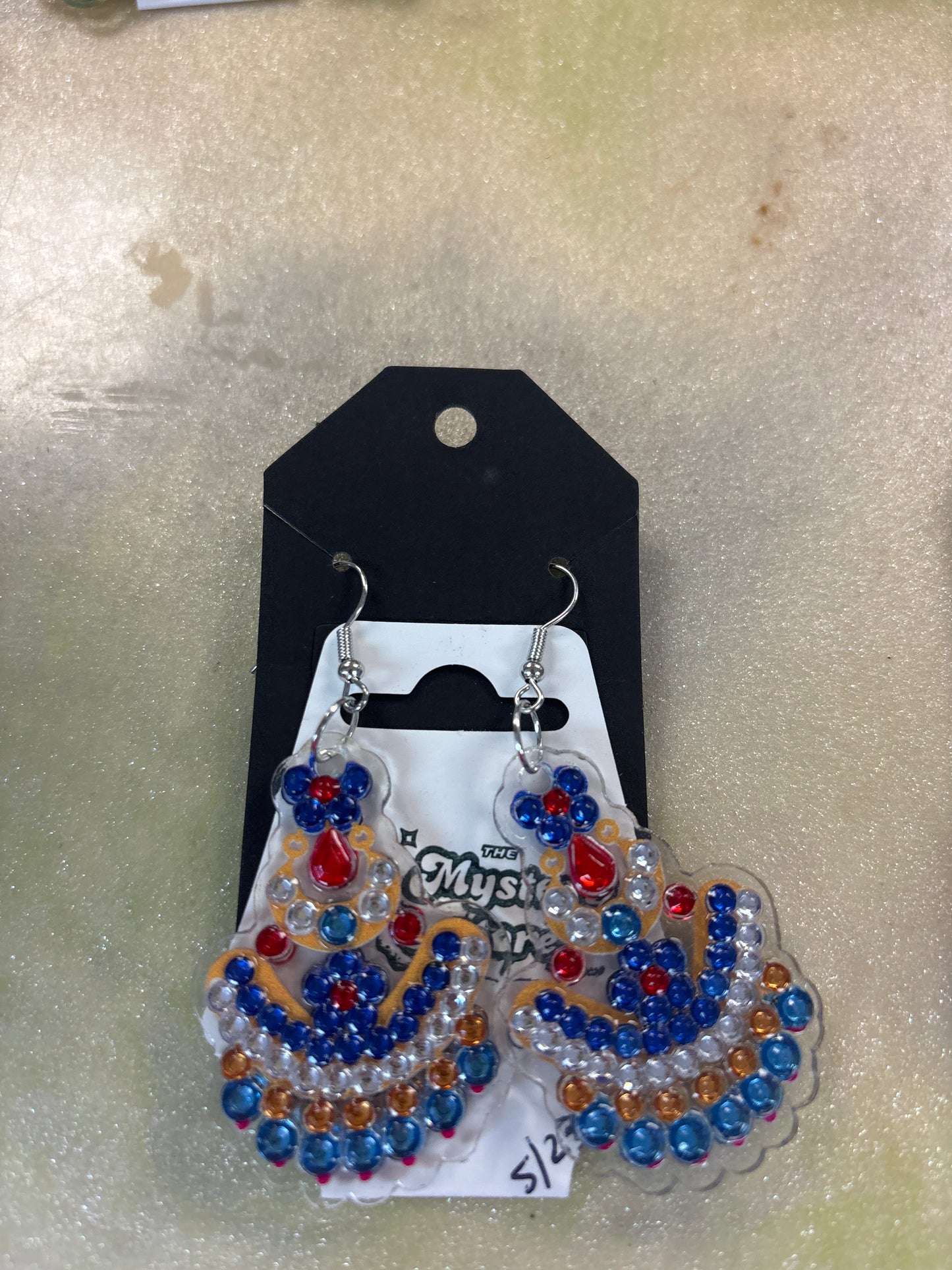 Diamond art earrings