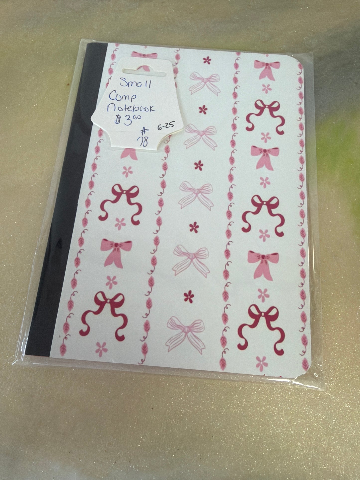 Handmade composition notebook