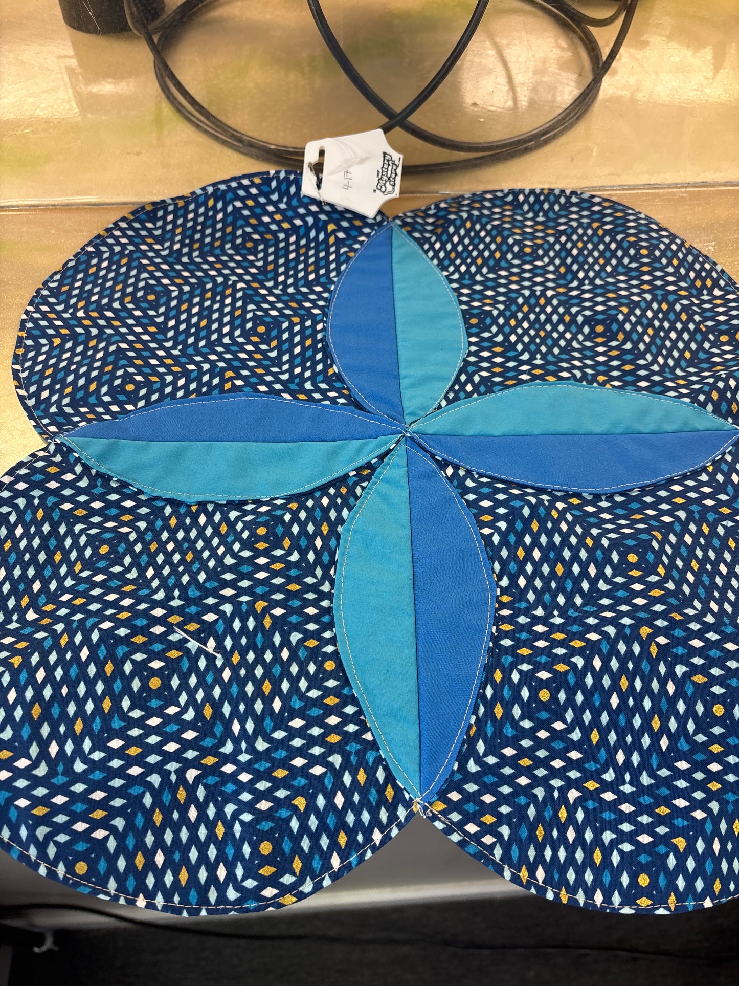 Circle table/dresser centerpiece
