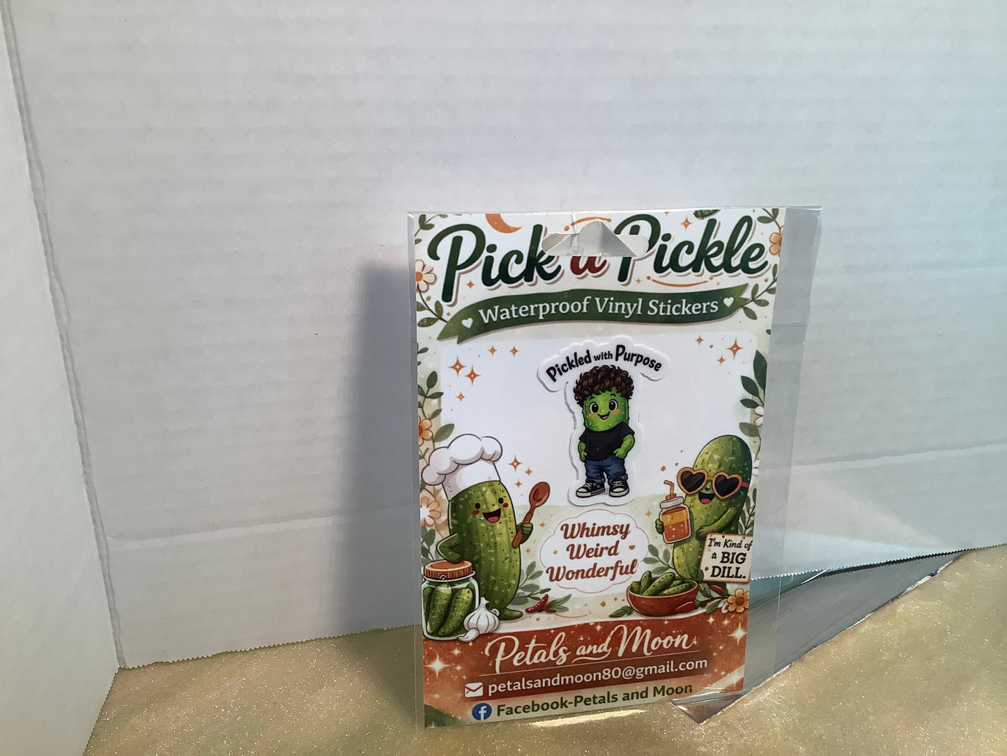 Pick a Pickle vinyl sticker