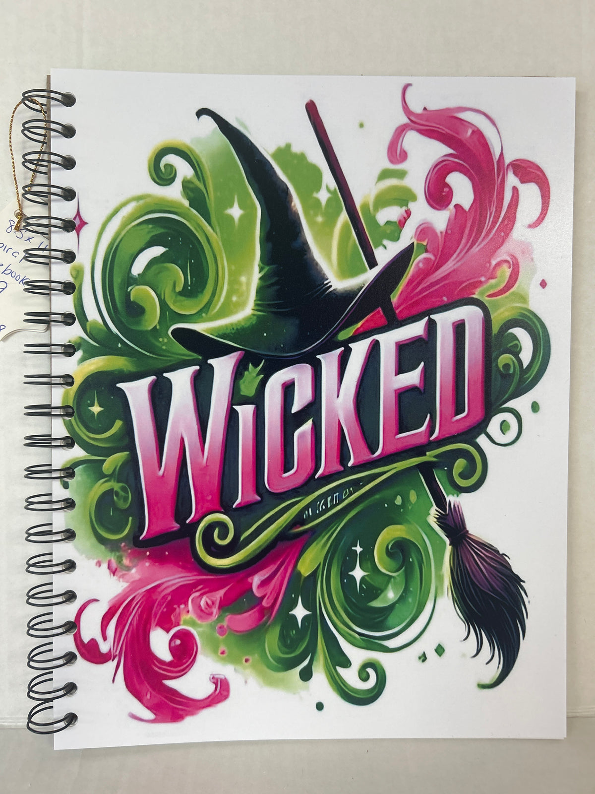 8.5x11 handmade spiral notebook