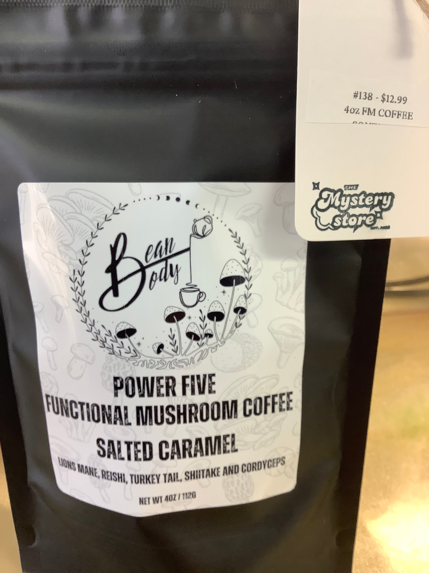 4oz functional mushroom coffee