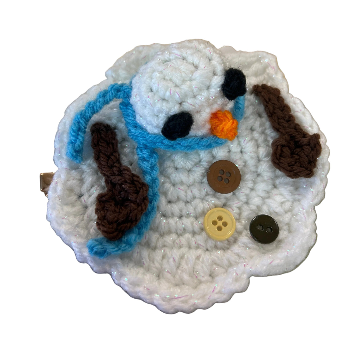 Crotchet Christmas Hair clip