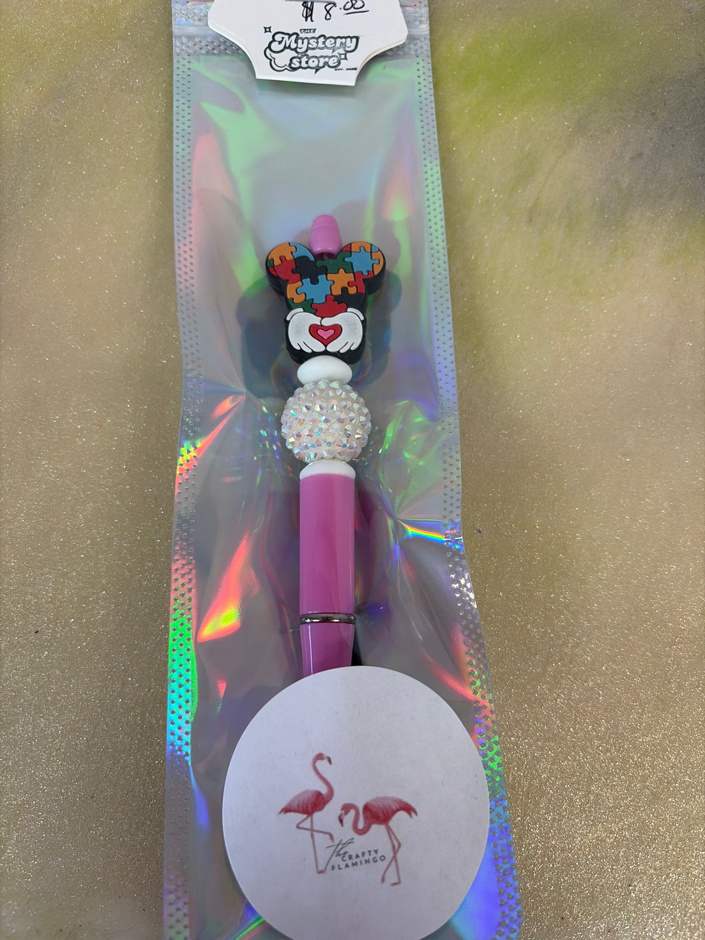 Beaded pen