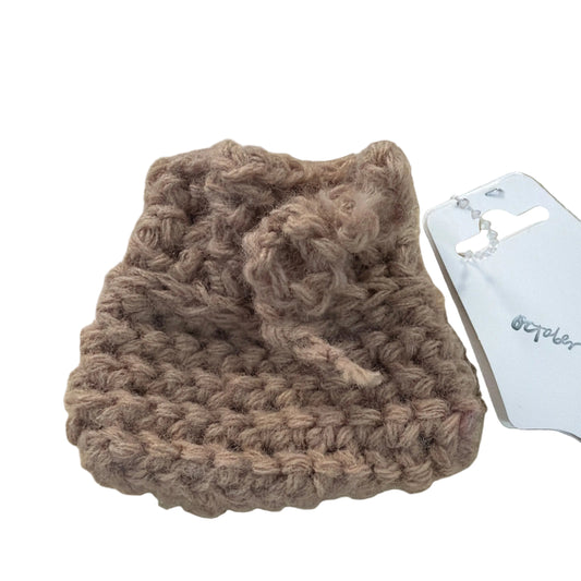 Mini crochet bag with tie