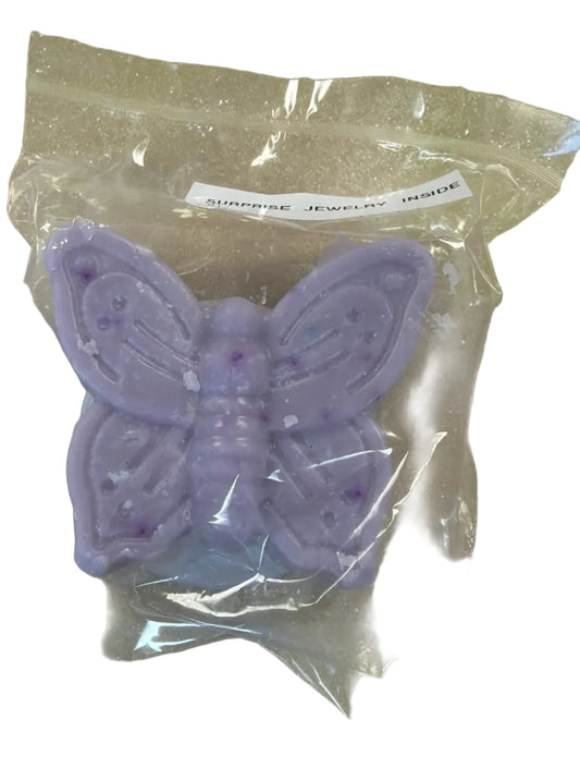 Soy wax melts with surprise jewelry inside