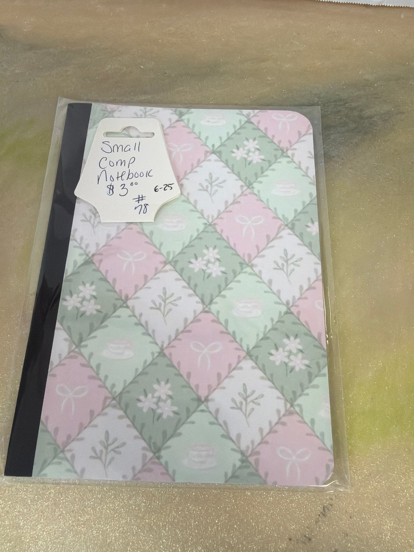 Handmade composition notebook