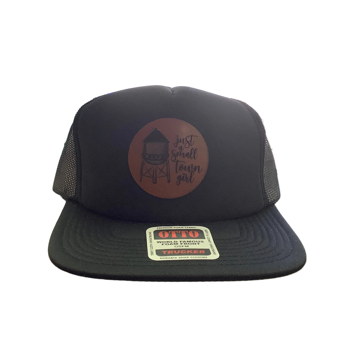 Leather Patch Trucker Hat