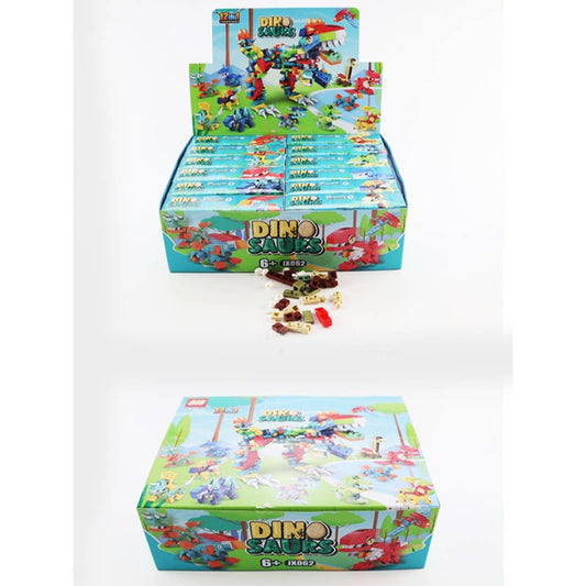 Dinosaur Building Block Assembly Toy: ASSORTED COLOR / ONE SIZE