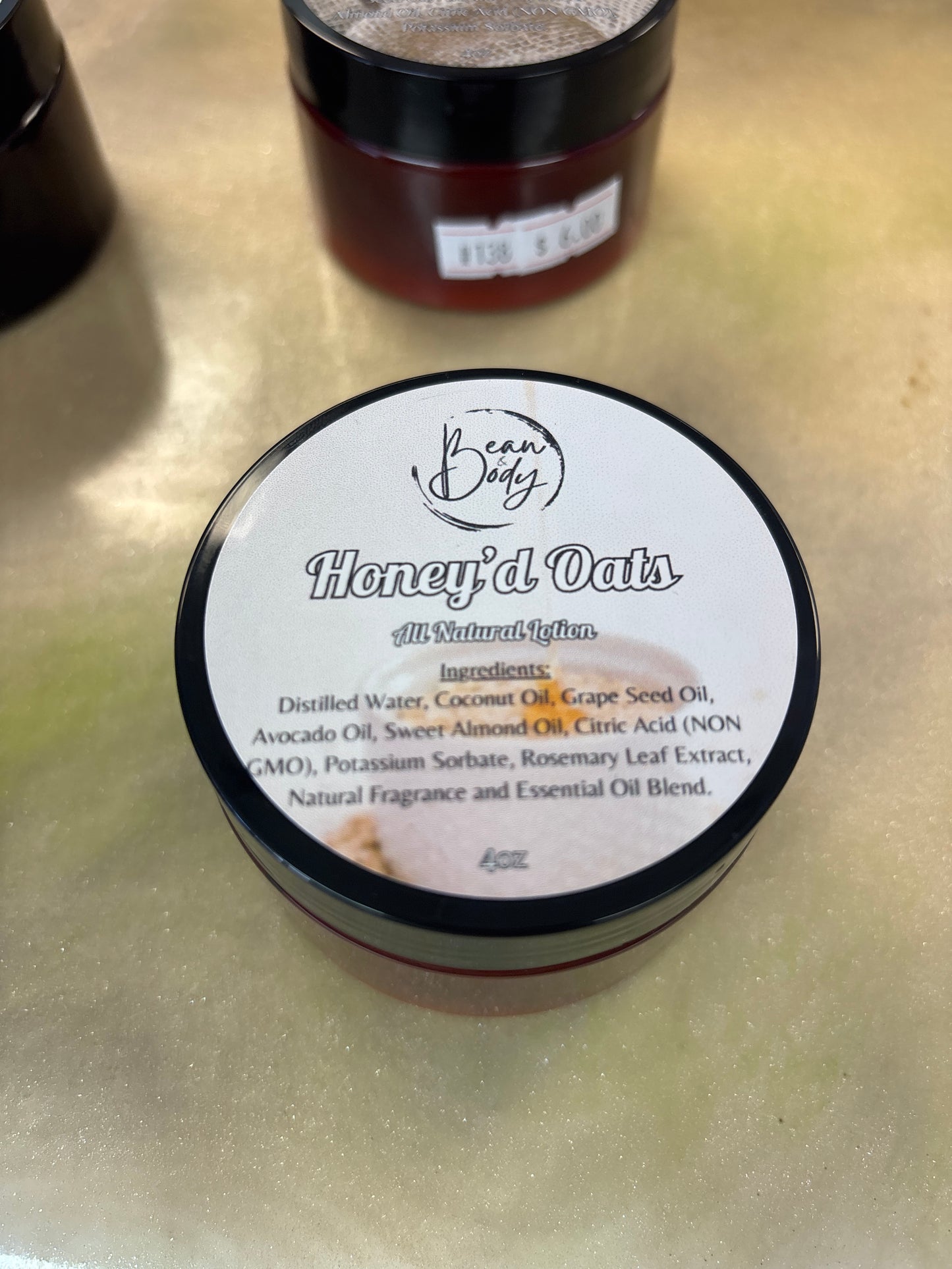 All natural lotion