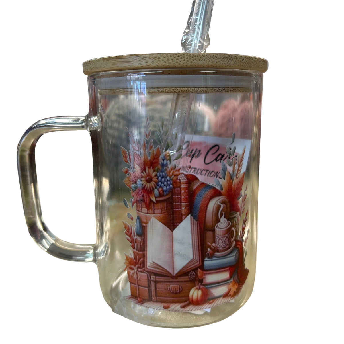 Glass Mugs with straw
