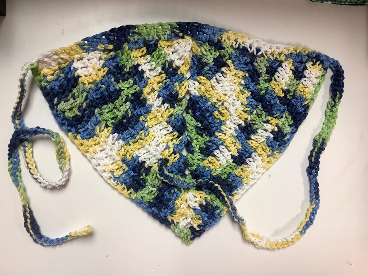 Crotchet hair bandana