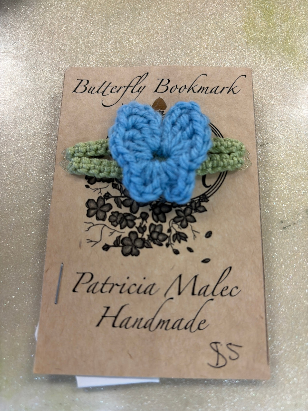 Patricia Malec handmade, crochet bookmark