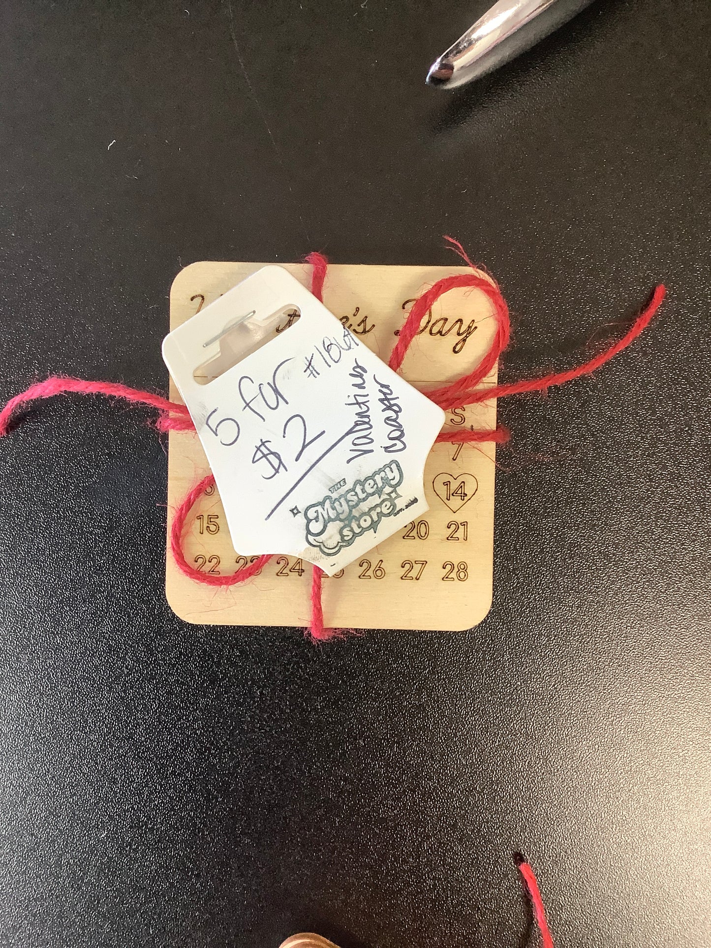 5 pk Valentines Coaster