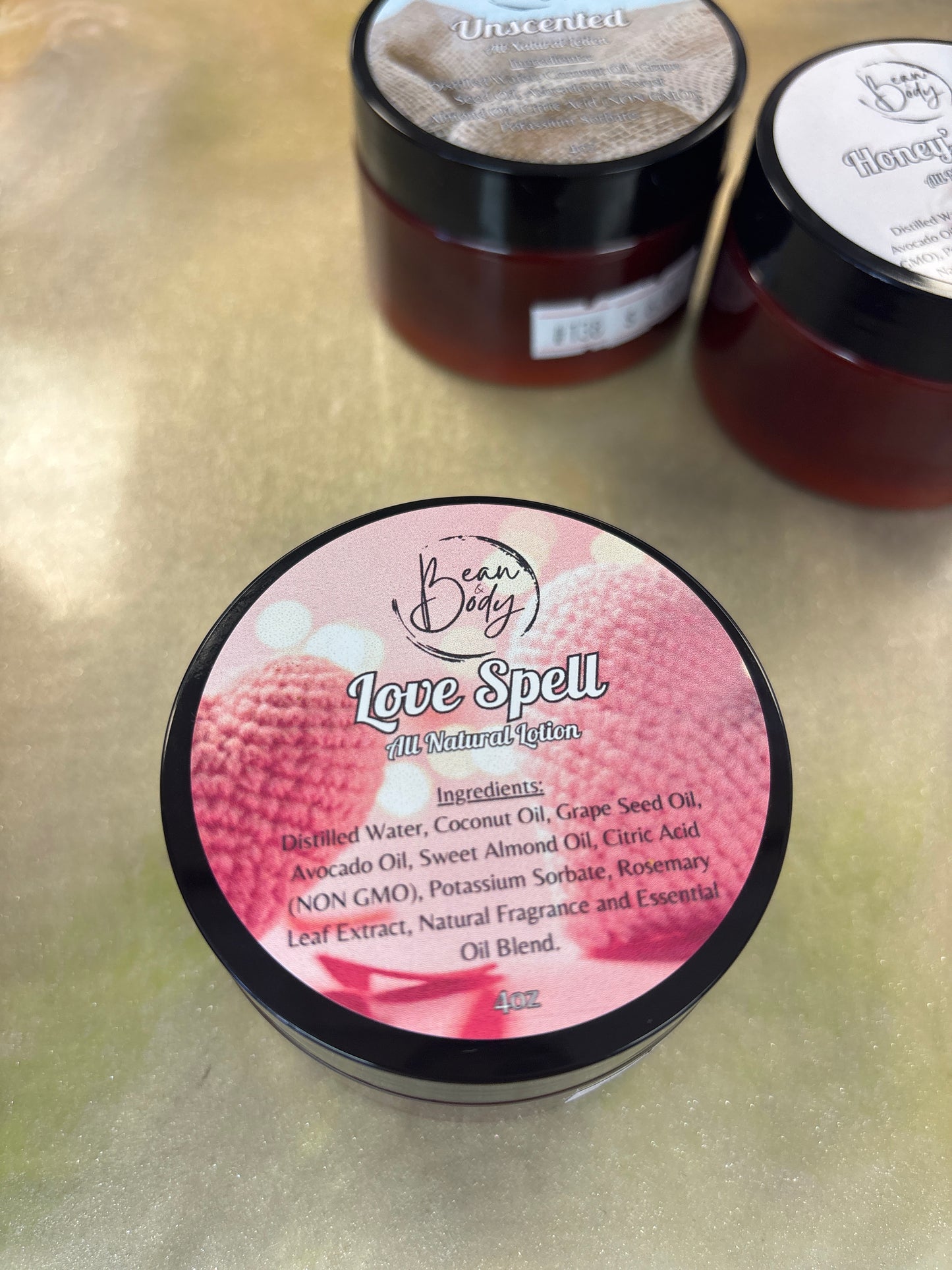 All natural lotion