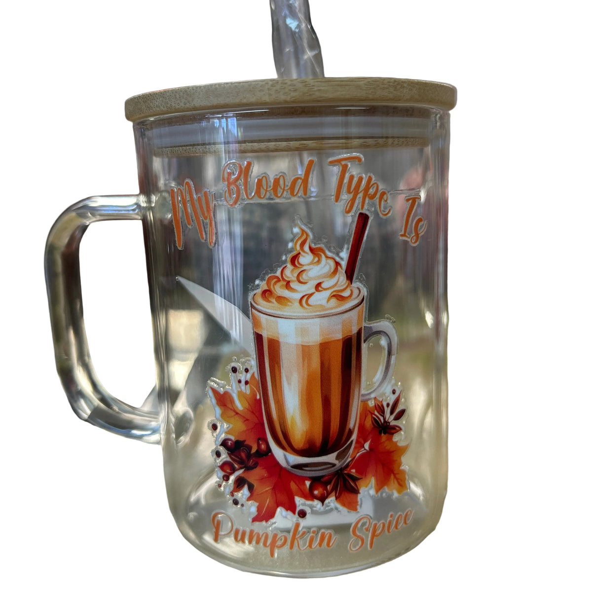 Glass Mugs with straw