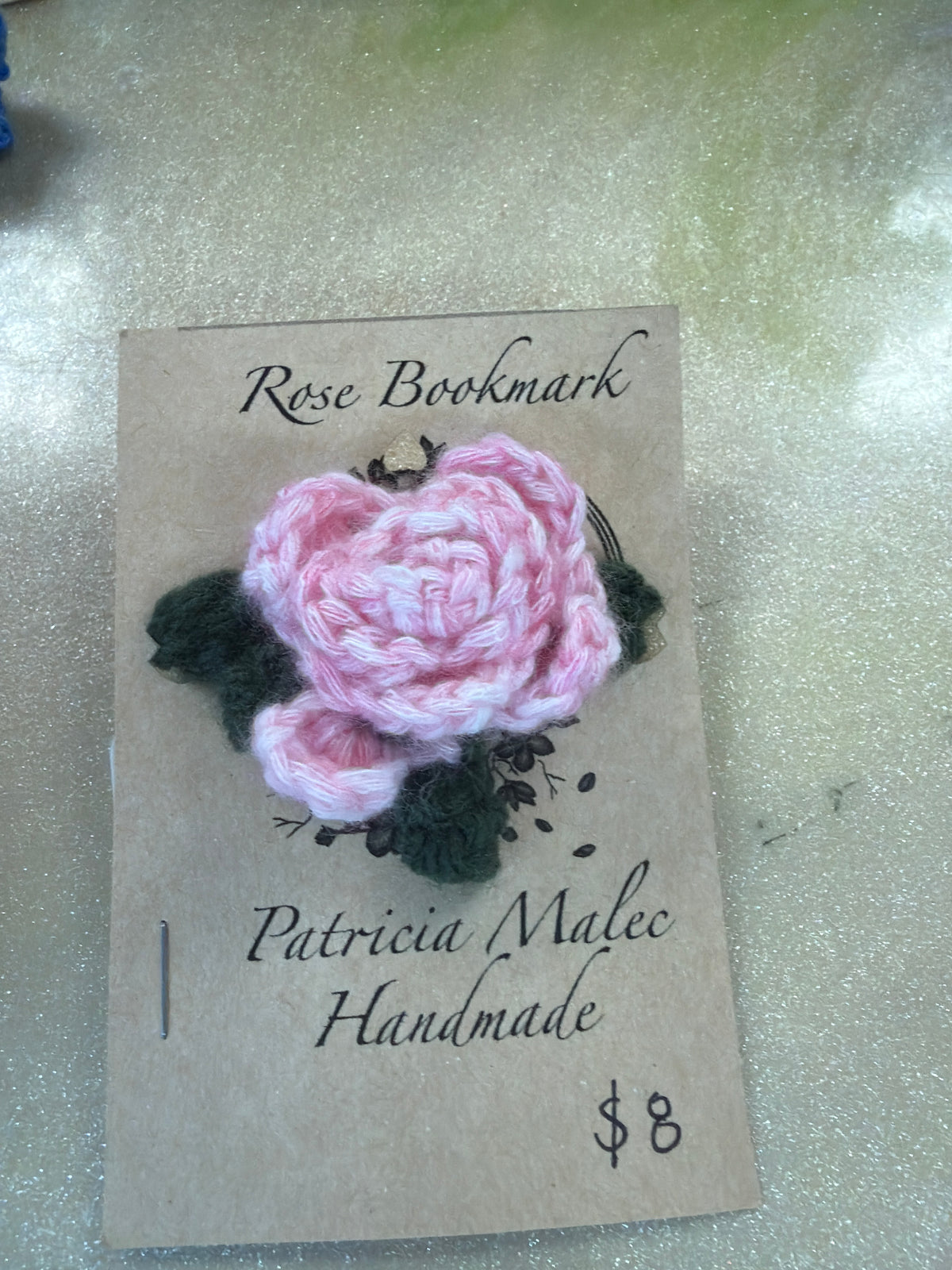 Patricia Malec handmade, crochet bookmark