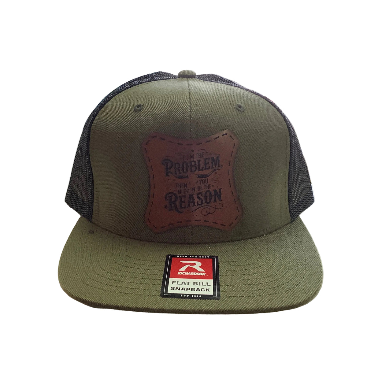 Leather Patch Trucker Hat